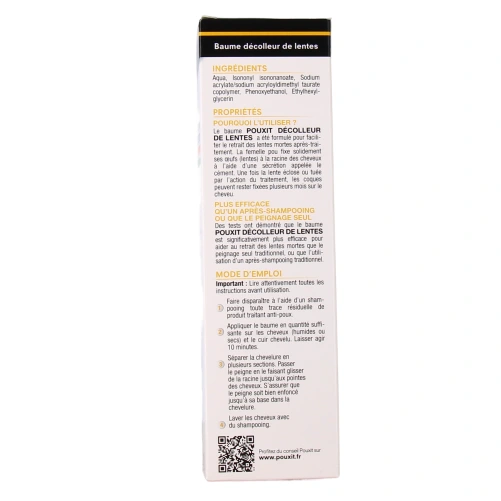 Pouxit Baume Décolleur de Lentes