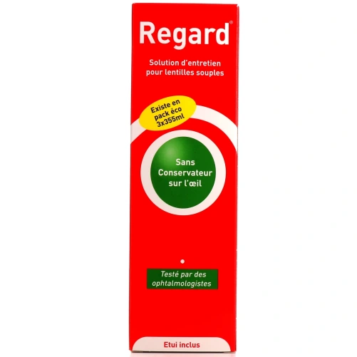 Regard Solution d'Entretien Lentilles Souples