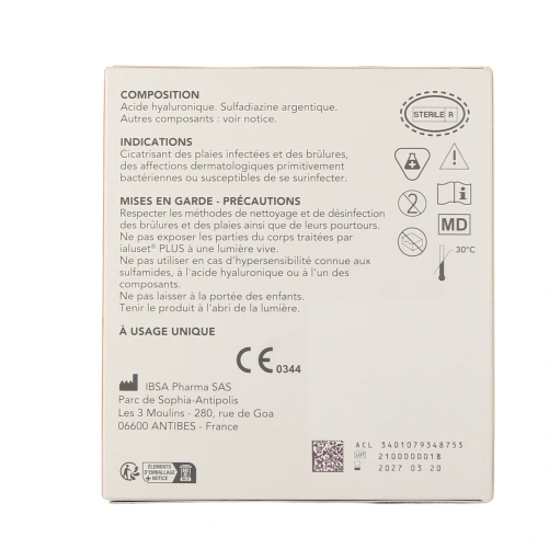 Ialuset Plus Compresses