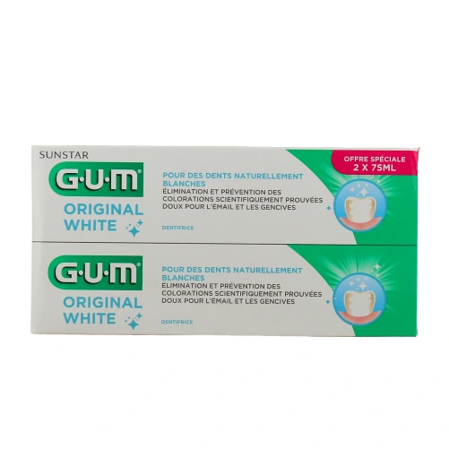 Gum Original White Dentifrice Blancheur