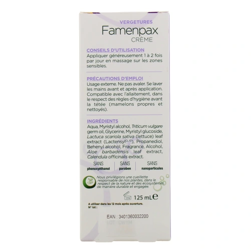 Lehning Famenpax Crème Vergetures