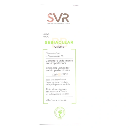 SVR Sebiaclear BB Crème Light ou Medium