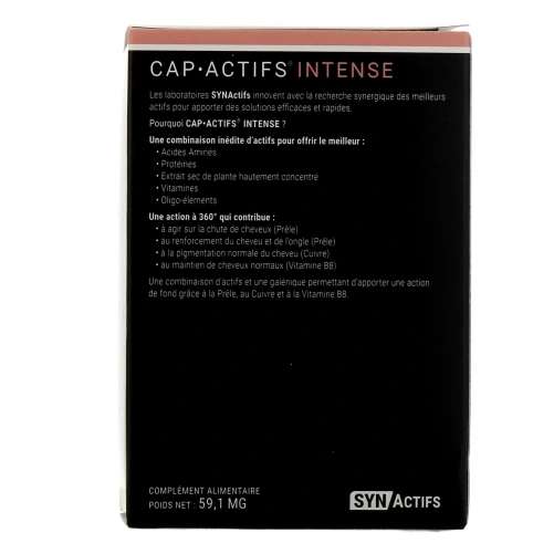 Synactifs Cap Actifs Intense Cheveux & Ongles