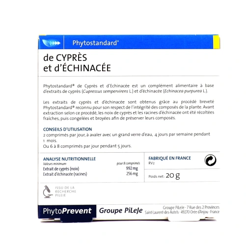 Pileje Phytostandard Cyprès Échinacée
