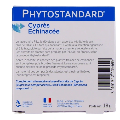 Pileje Phytostandard Cyprès Échinacée