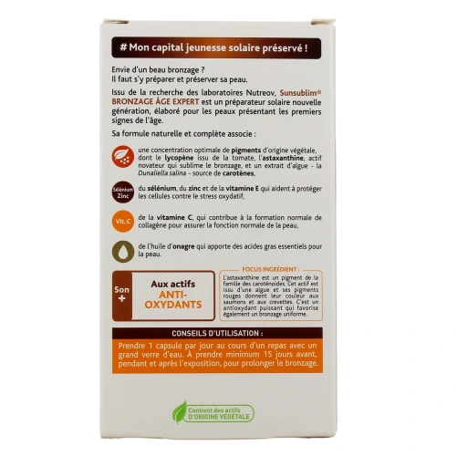 Sunsublim Solaire Bronzage Âge Expert
