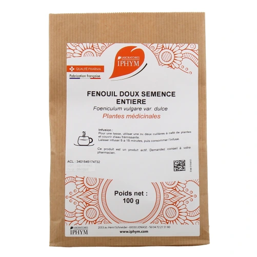 Iphym Fenouil Doux Semence Entière