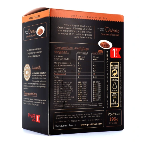 Protifast Dessert Crème Céréales Chocolat