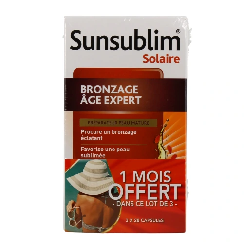 Sunsublim Solaire Bronzage Âge Expert