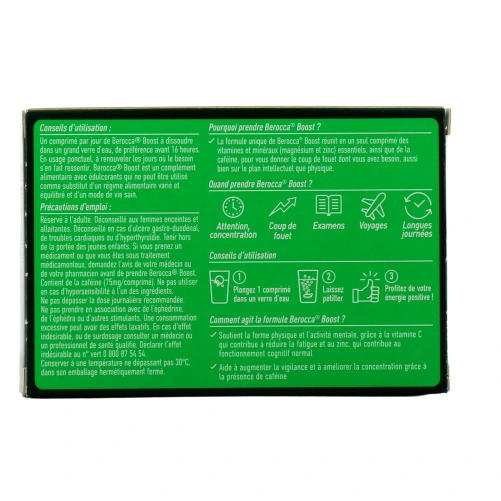 Berocca Boost Effet Coup de Fouet