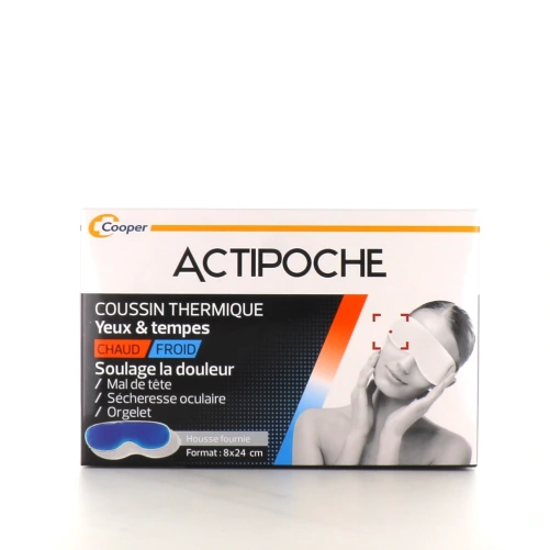 Actipoche Coussin Thermique Yeux et Tempes