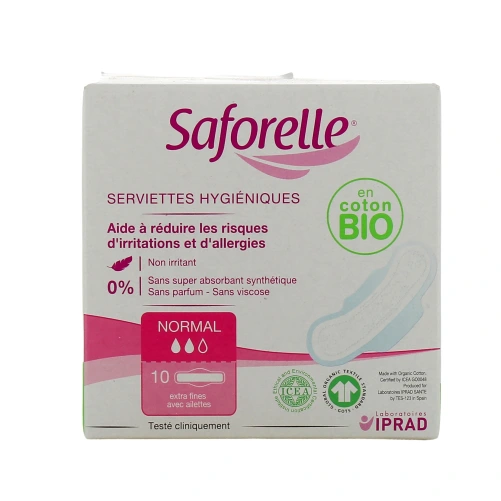 Saforelle Serviettes Hygiéniques Jour