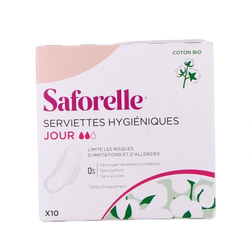 Saforelle Serviettes Hygiéniques Jour
