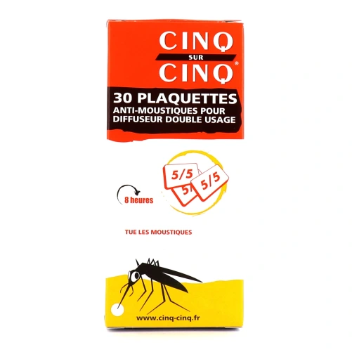 Cinq sur Cinq Recharge plaquettes pour diffuseur électrique