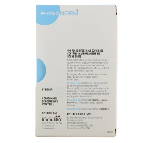 ImmuBio Physionorm Baby