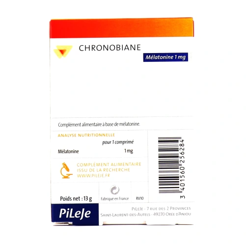 Pileje Chronobiane Mélatonine