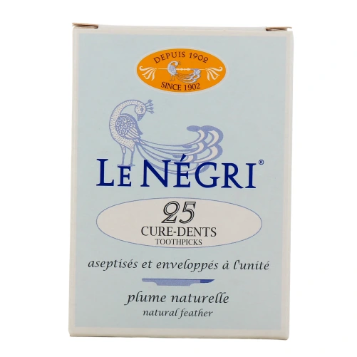 Le Négri Cure-Dents en Plume Naturelle
