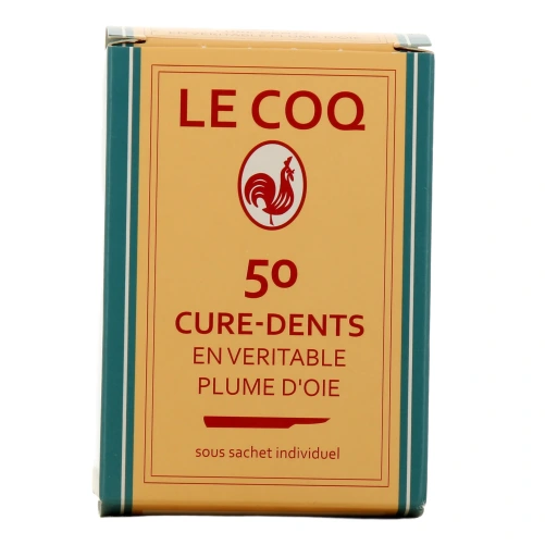 Le Coq Cure-Dents en Plume d'Oie