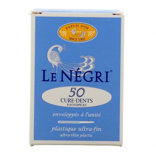 Le Négri Cure-Dents en Plastique Ultra-Fin