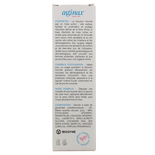 Aginax Hygiène Intime Solution Douceur