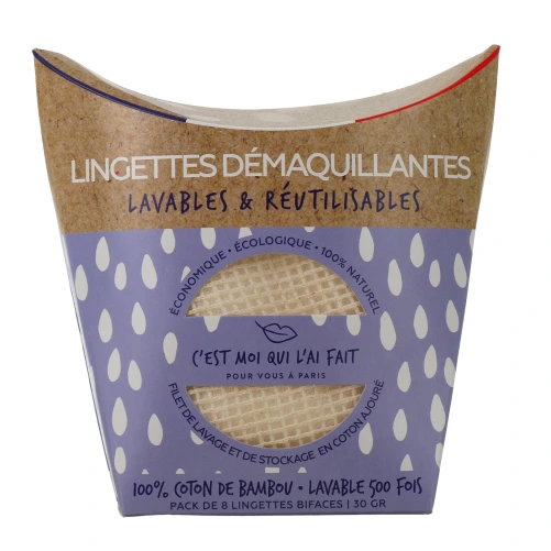 Diet World Lingettes Démaquillantes Lavables & Réutilisables