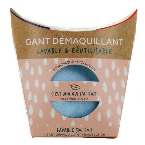Diet World Gant Démaquillant Lavable & Réutilisable