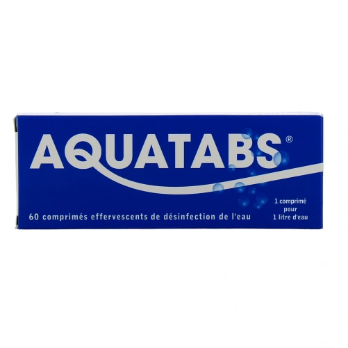 Aquatabs Désinfection de l'eau comprimés effervescents