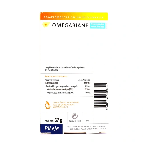 Pileje Omegabiane Poissons des Mers Froides