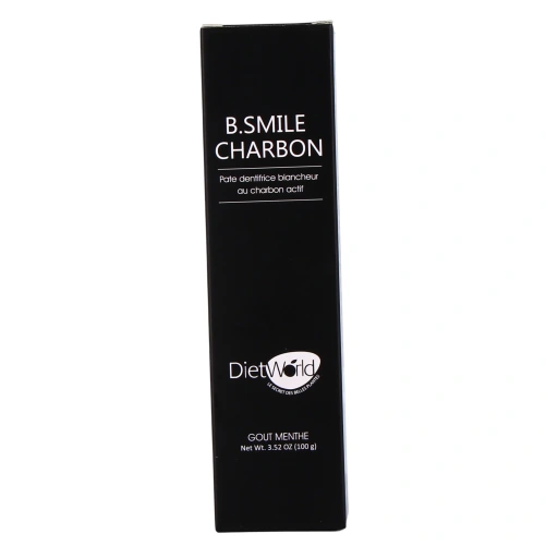 Diet World B.Smile Dentifrice Blancheur Charbon Actif Goût Menthe
