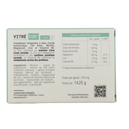 Vitrecor Boîte de 30 et 90 gélules