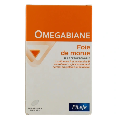 Pileje Omegabiane Foie de Morue