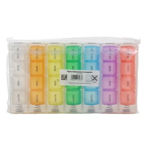 Estipharm Pilulier Hebdomadaire Rectangulaire