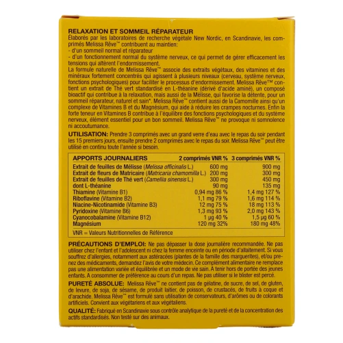 New Nordic Melissa Rêve