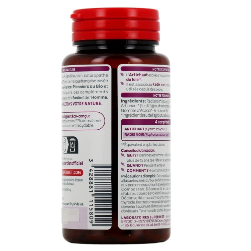 Super Diet Radis Noir Artichaut Bio