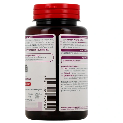 Super Diet Charbon Végétal Activé