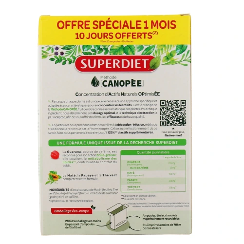 Super Diet Quatuor Brûle Graisse Bio