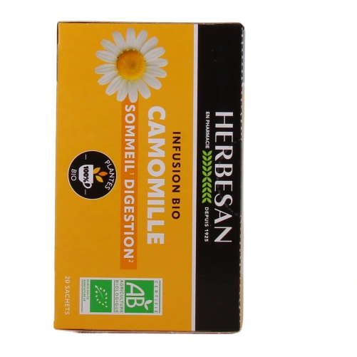 Herbesan Infusion Camomille Bio Sommeil Digestion