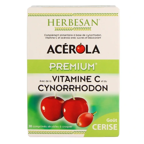 Herbesan Acérola premium vitamine c 500