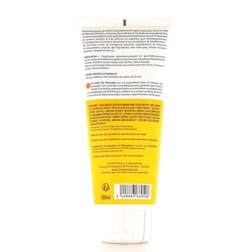 CicaManuka Baume Corps Réparateur Bio