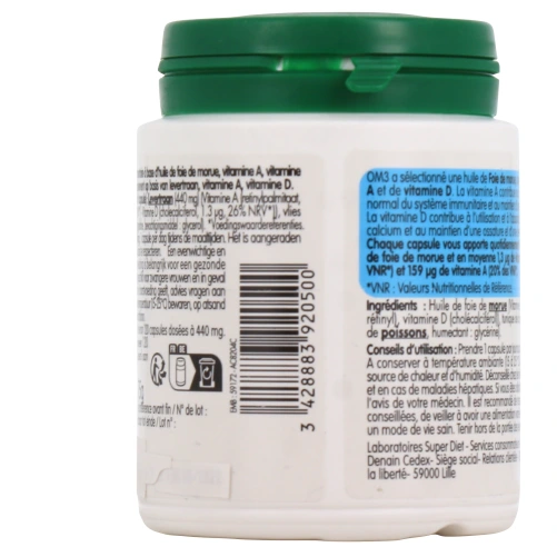 OM3 Huile de Foie de Morue