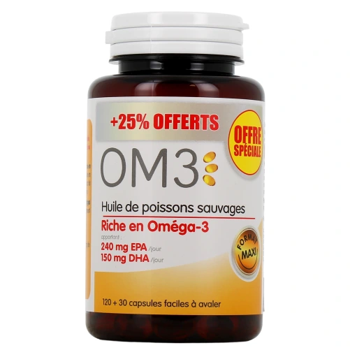 OM3 Huile de Poissons Sauvages Oméga 3
