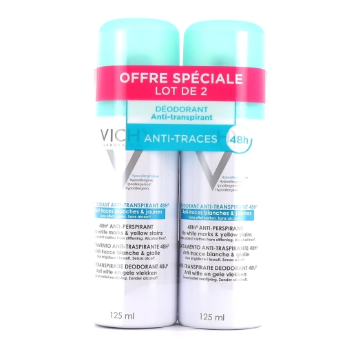 Vichy Déodorant Anti-Transpirant 48h Anti-traces