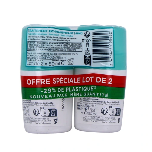 Vichy Traitement Anti-Transpirant 48h Anti-traces