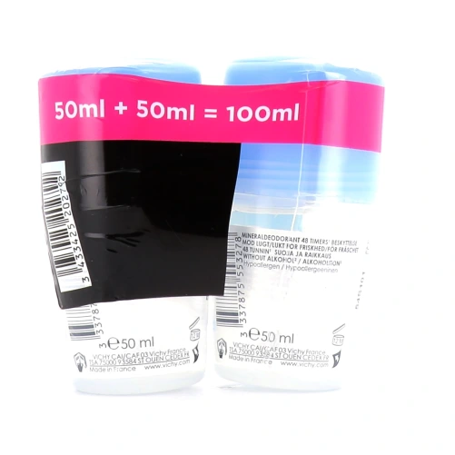 Vichy Déodorant Minéral 48h sans sels d'aluminium