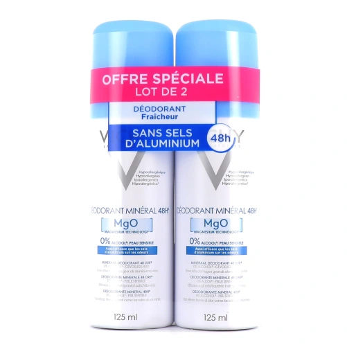 Vichy Déodorant Minéral 48h sans sels d'aluminium