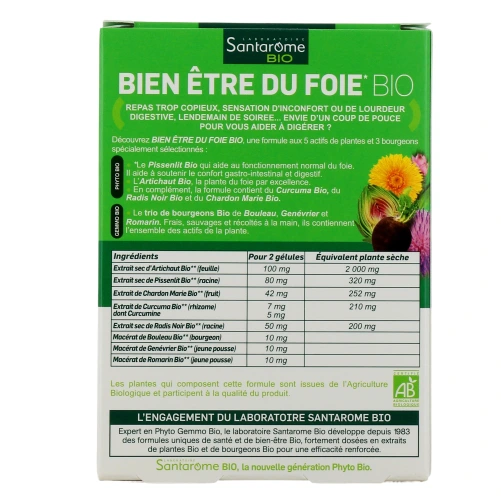 Santarome Bio Bien-Être du Foie