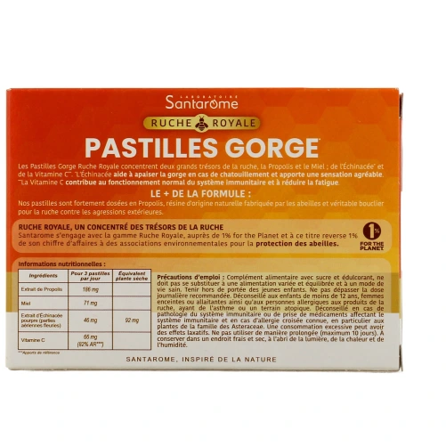 Santarome Ruche Royale Pastilles Gorge