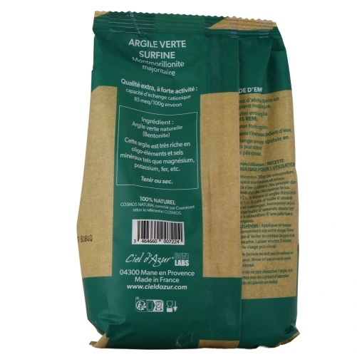 Ciel d’Azur Argile Verte Montmorillonite