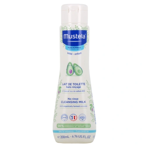 Mustela Lait de toilette sans rinçage
