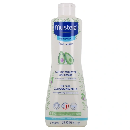 Mustela Lait de toilette sans rinçage